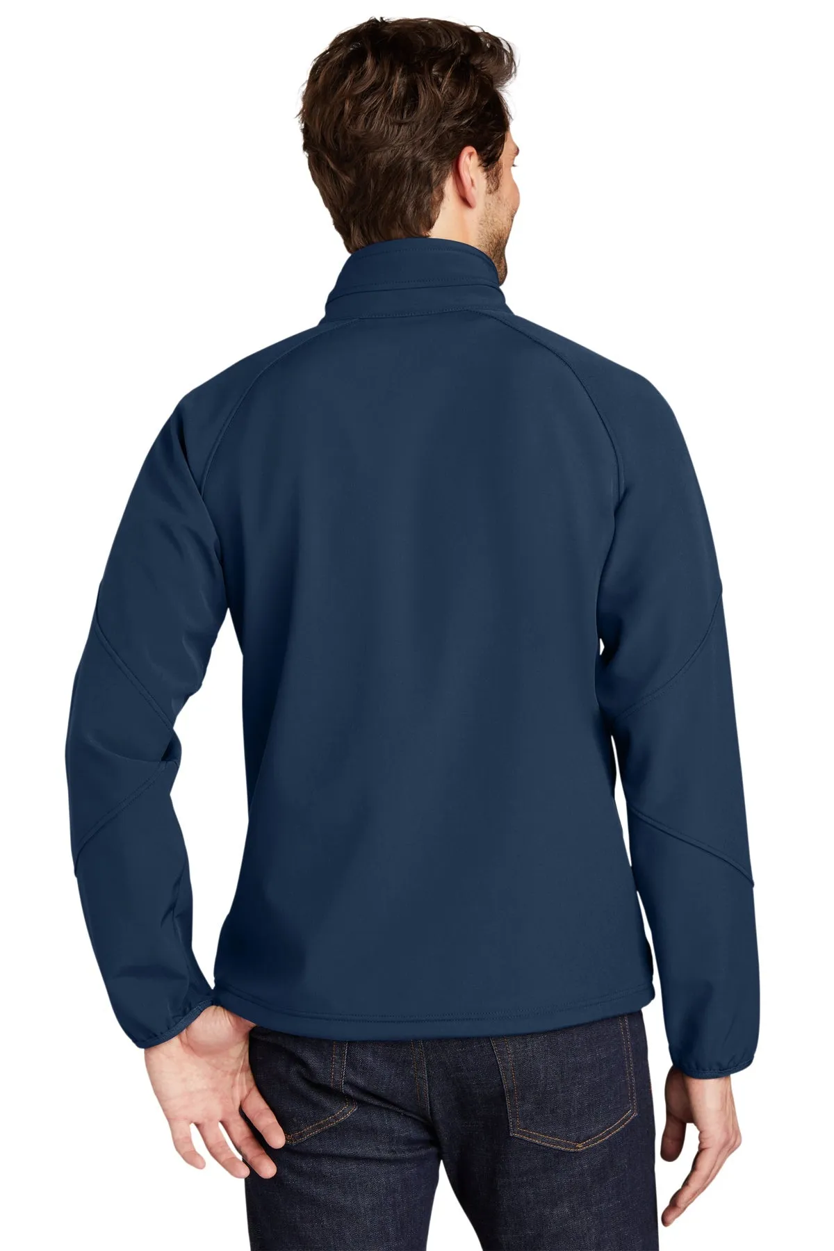 Port Authority Textured Custom Soft Shell Jackets, Insignia Blue