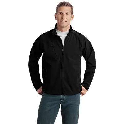 Port Authority Textured Soft Shell Jacket, Tall