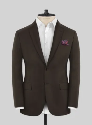 Reda Espresso Brown Wool Jacket