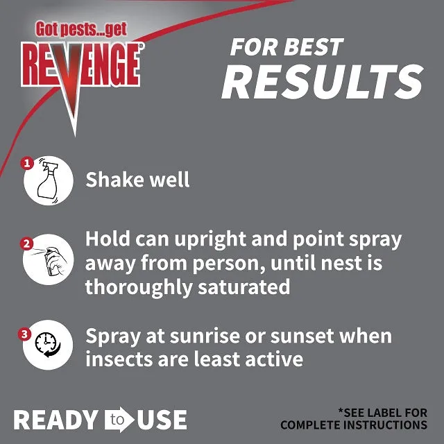 REVENGE Wasp & Hornet Foam Aerosol 15oz.