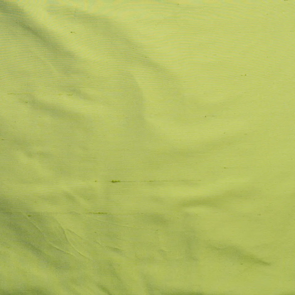 Rich Lime Green Silk Dupion