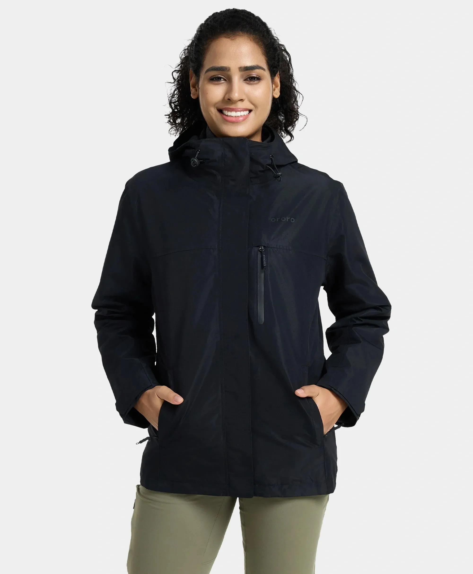 River Ridge Women's Hooded Waterproof Shell Jacket