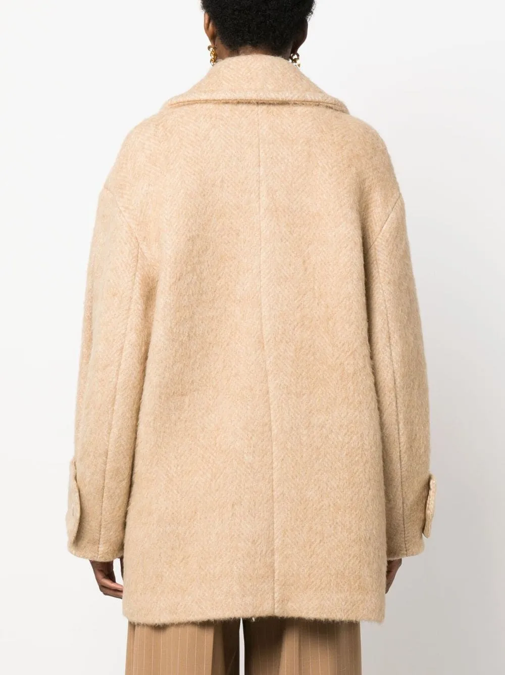 Semicouture Coats Beige