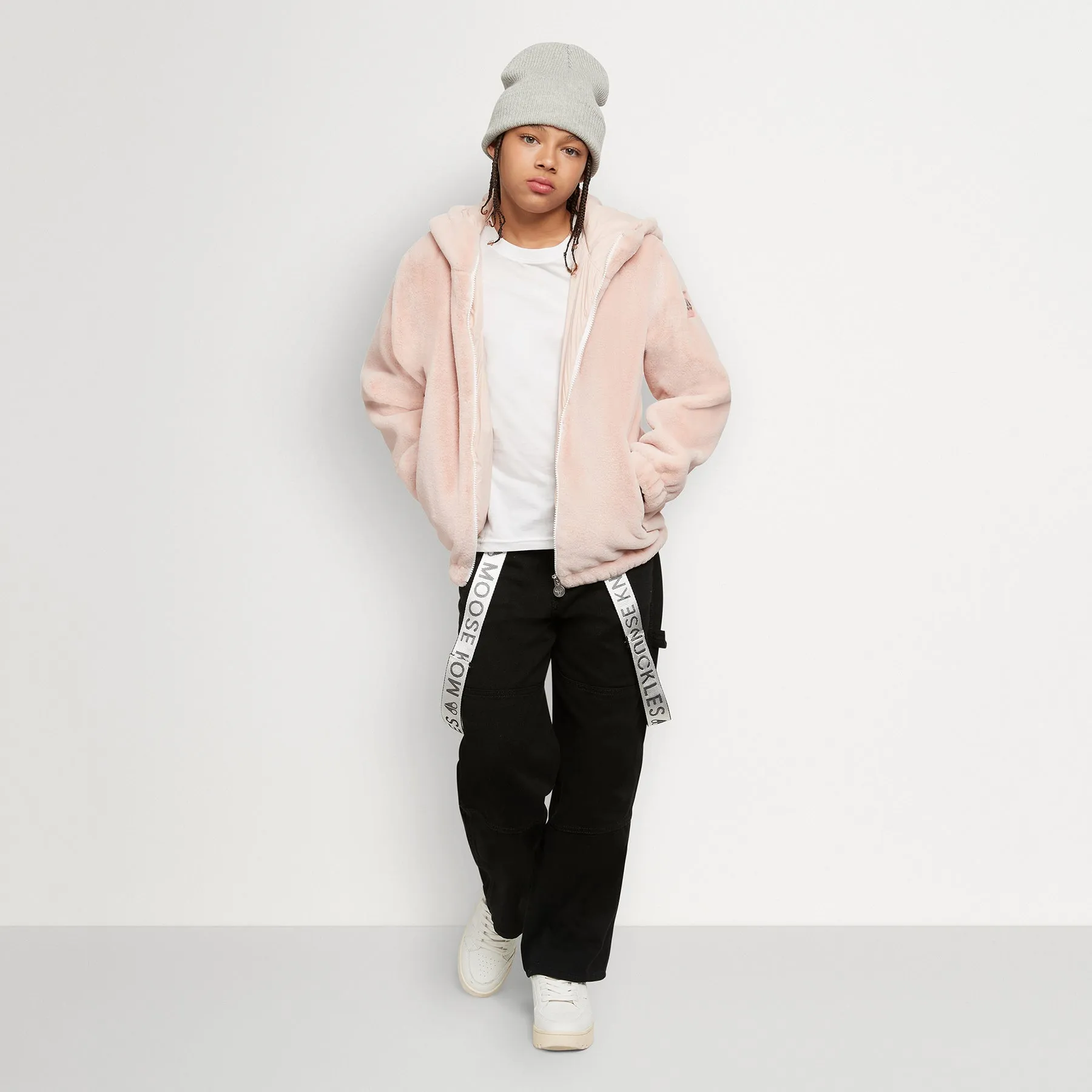 Simcoe Reversible Bunny Jacket - Dusty Rose