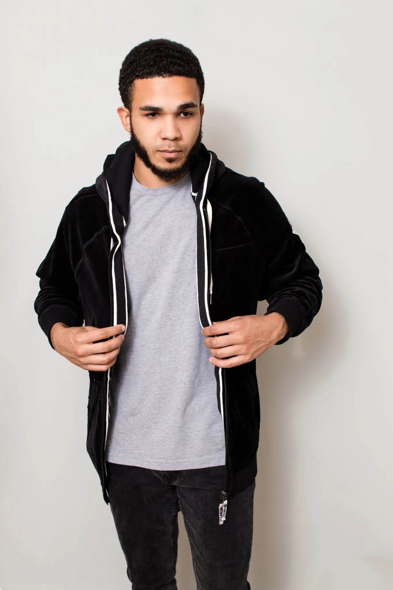 THE MASON VELOUR MENS HOODIE