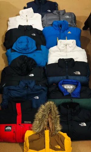 The North Face Nuptse with Regular Brands 20 pieces Bundle