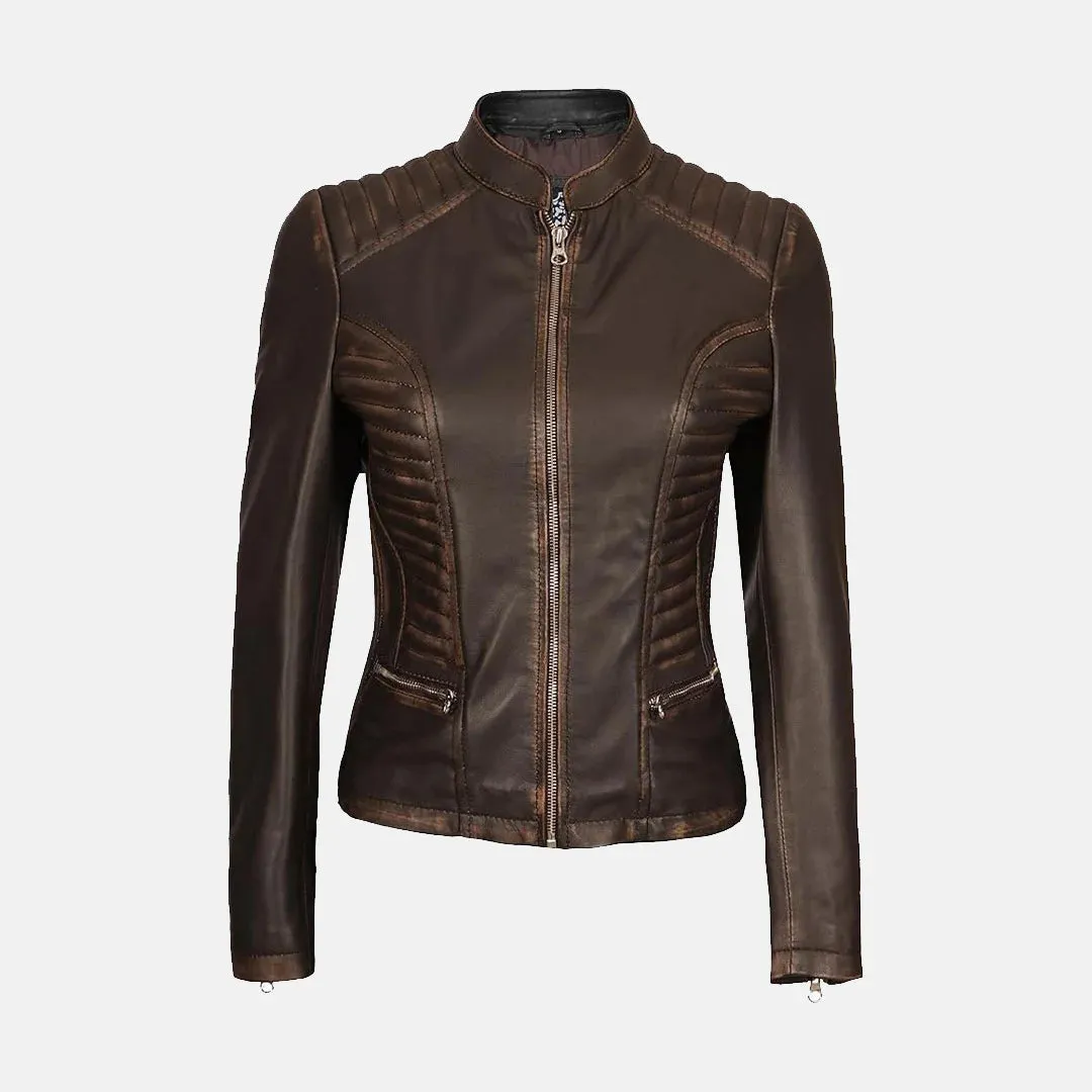 Urban Edge Leather Biker Jacket | Women's Biker Jacket