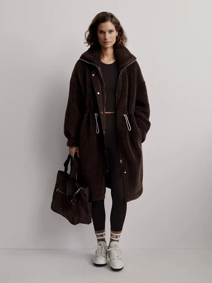 Varley Jones Coat - Coffee Bean