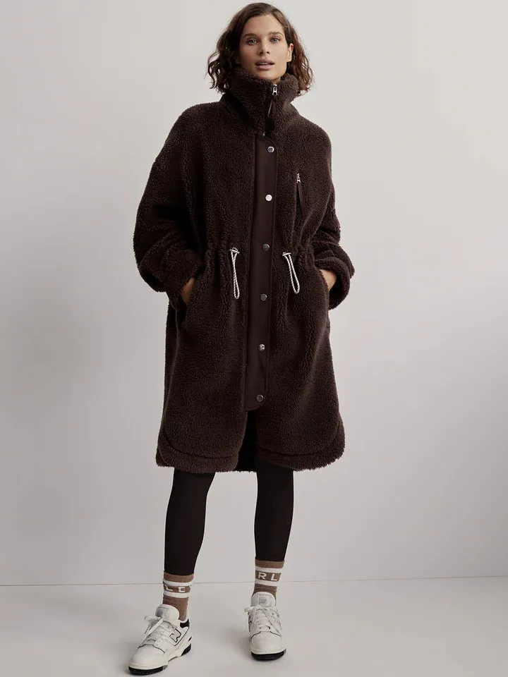 Varley Jones Coat - Coffee Bean