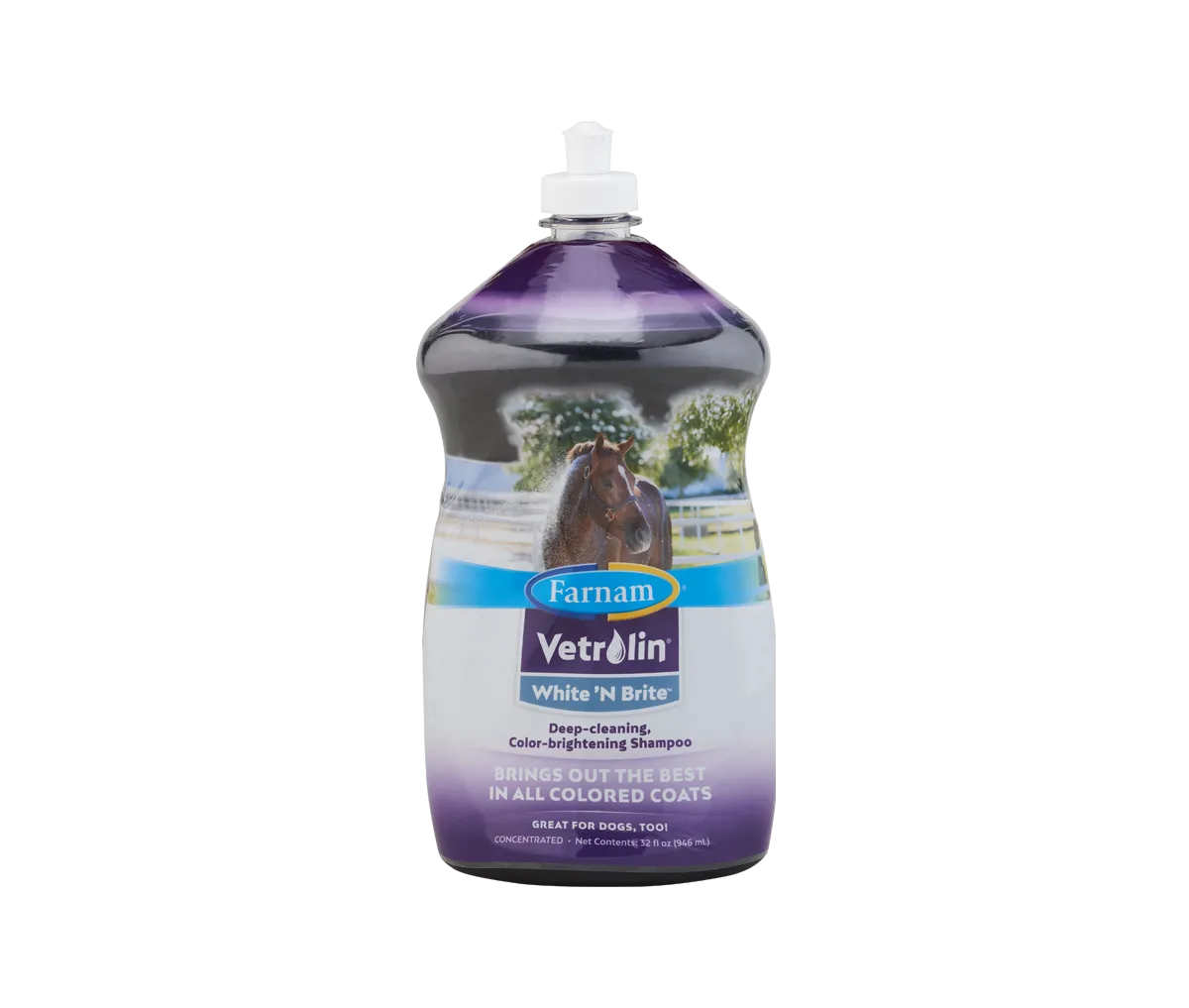 Vetrolin White 'N Brite Deep-Cleaning, Color-Brightening Shampoo 32OZ