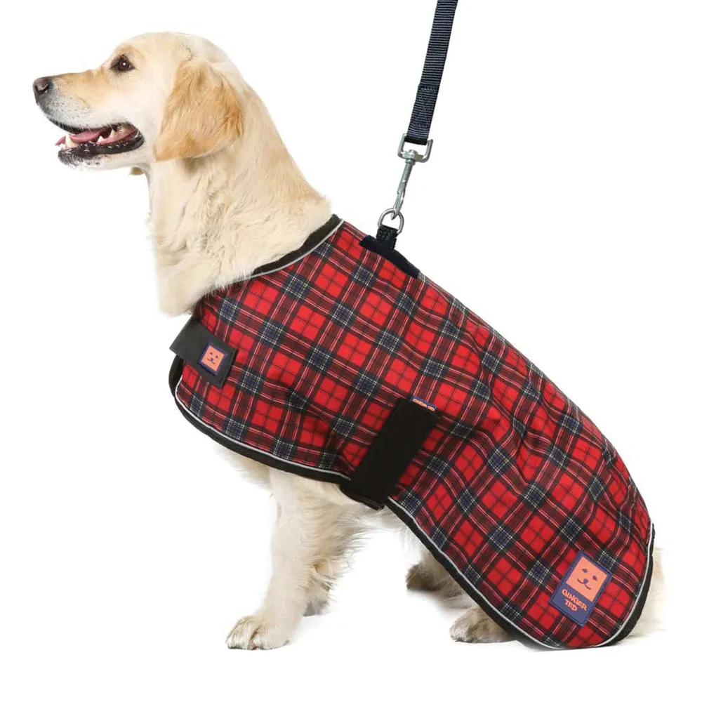 Waterproof Shower Harness Dog Coat with Warm Lining