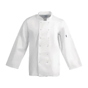 Whites Vegas Unisex Chefs Jacket Long Sleeve White M