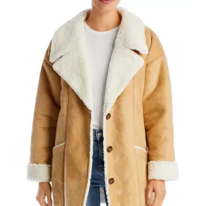 Women Best Winter Style Diego Faux Fur Trim Coat