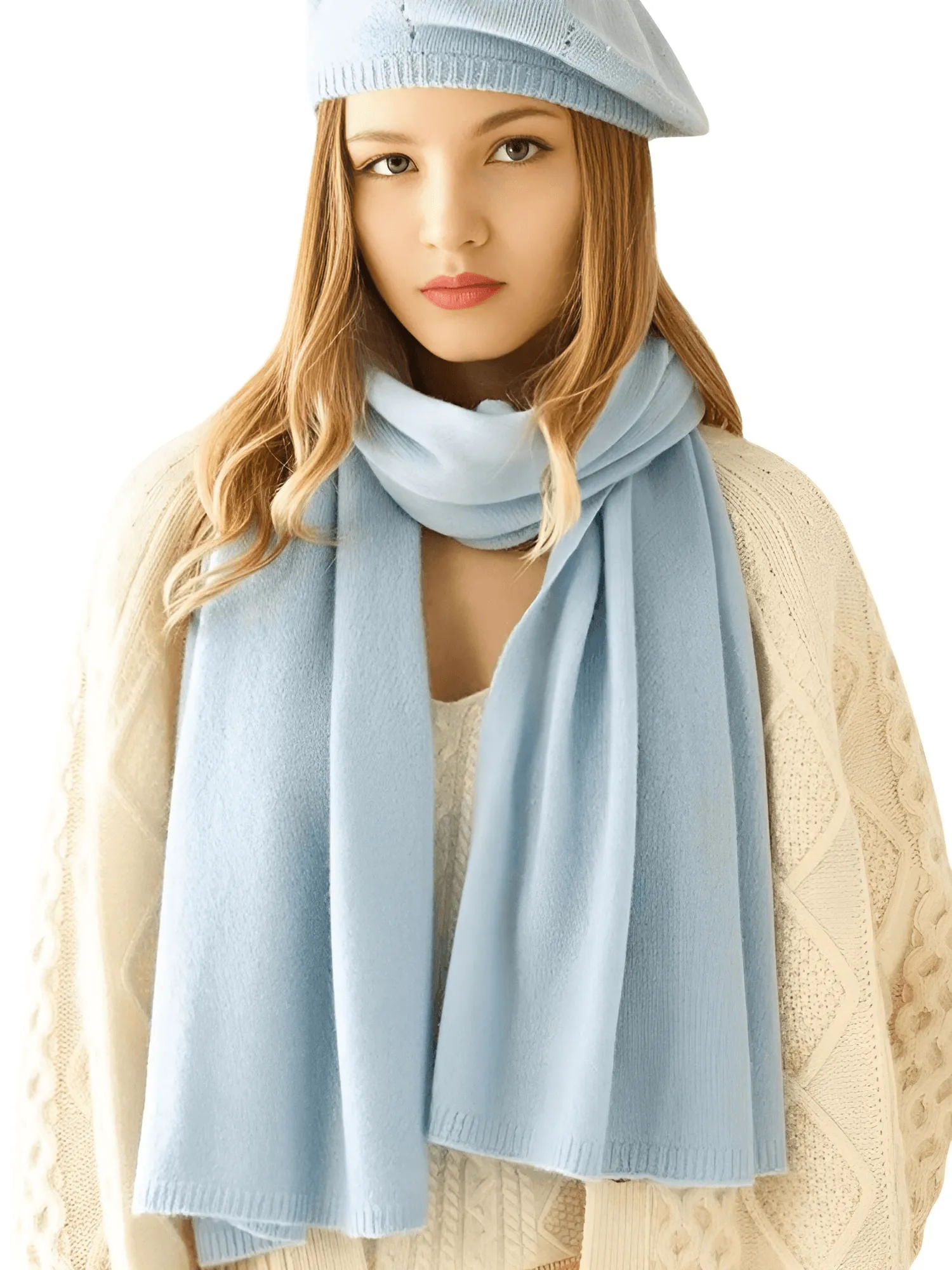 Women's Cashmere Scarf - 100% Goat Cashmere