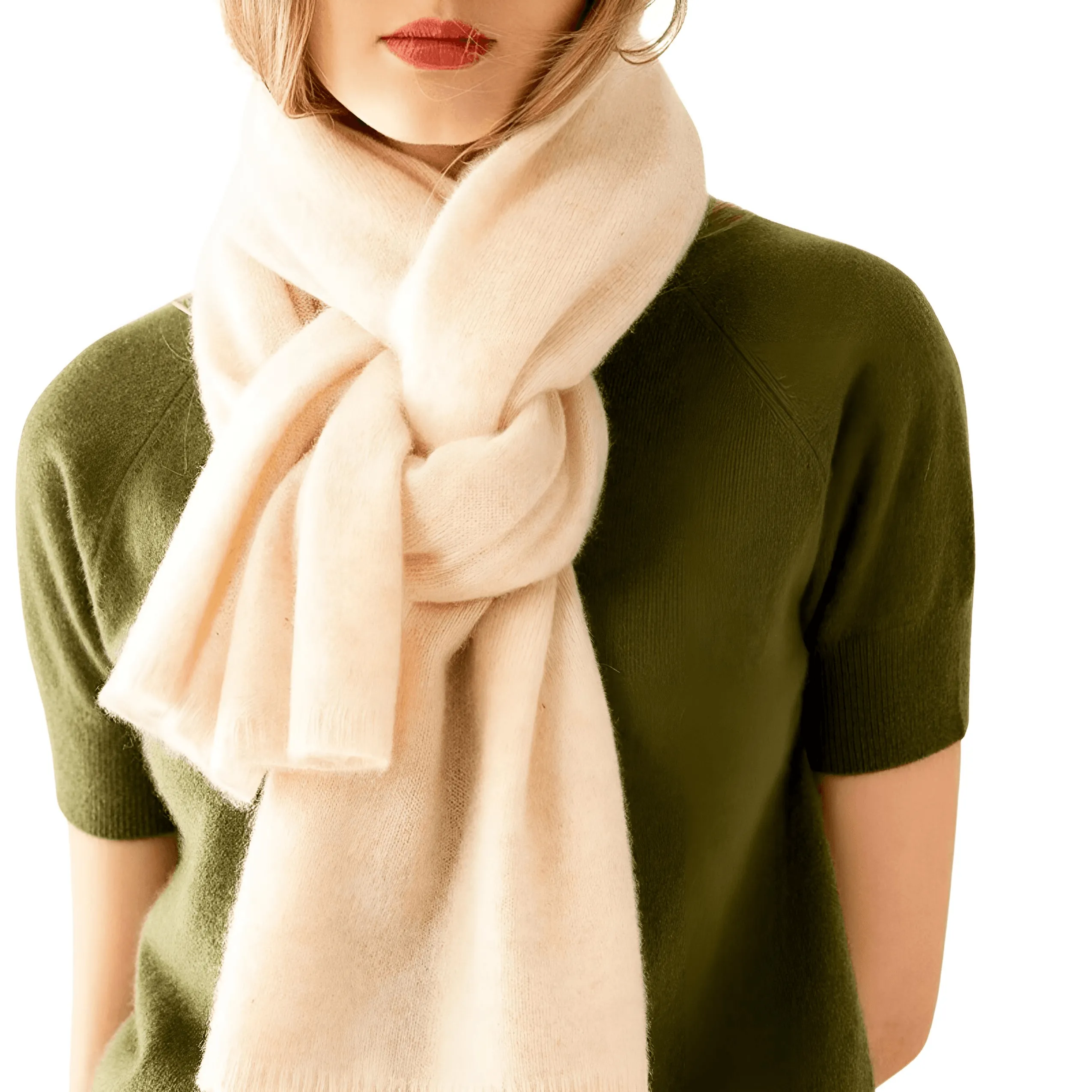 Women's Cashmere Scarf - 100% Goat Cashmere