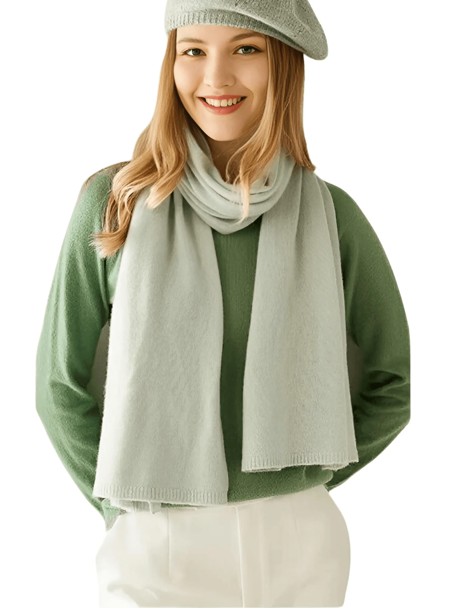 Women's Cashmere Scarf - 100% Goat Cashmere