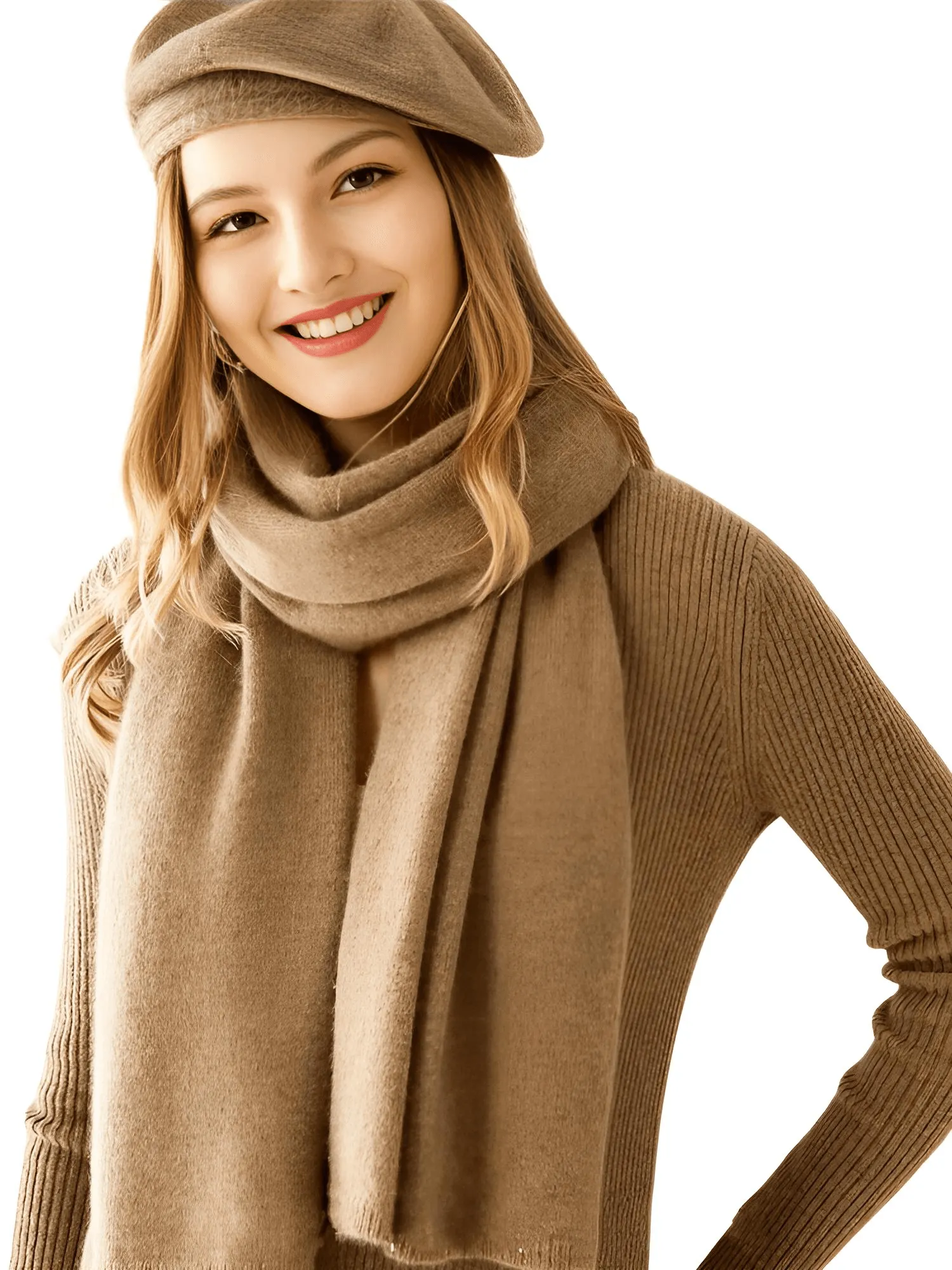 Women's Cashmere Scarf - 100% Goat Cashmere