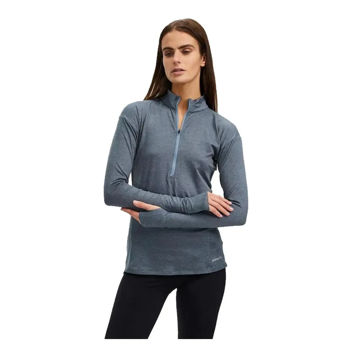 Womens Patagonia Seabrook Zip Neck - Light Plume Grey