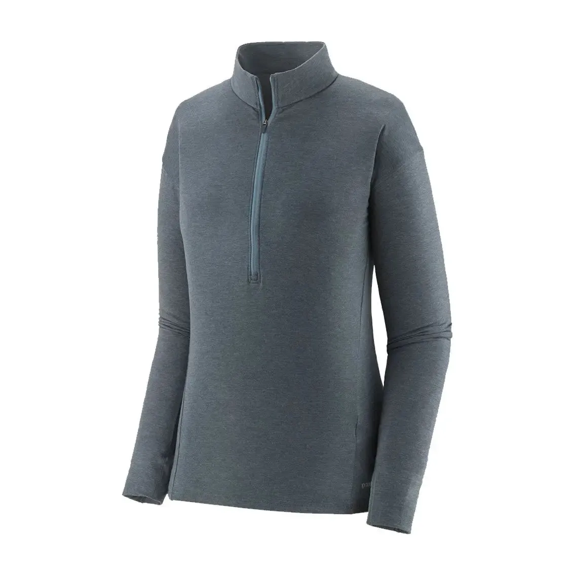 Womens Patagonia Seabrook Zip Neck - Light Plume Grey